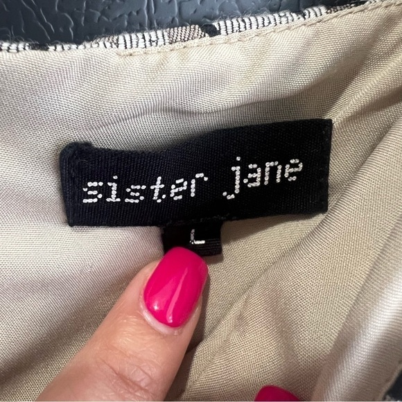 Sister Jane Jacquard Tempo Leopard Dress Size Large - Picture 7 of 11